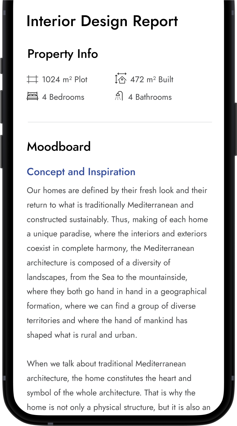 Interior Design Report